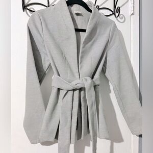 Selfie Leslie Pleated Wool Coat Size Small